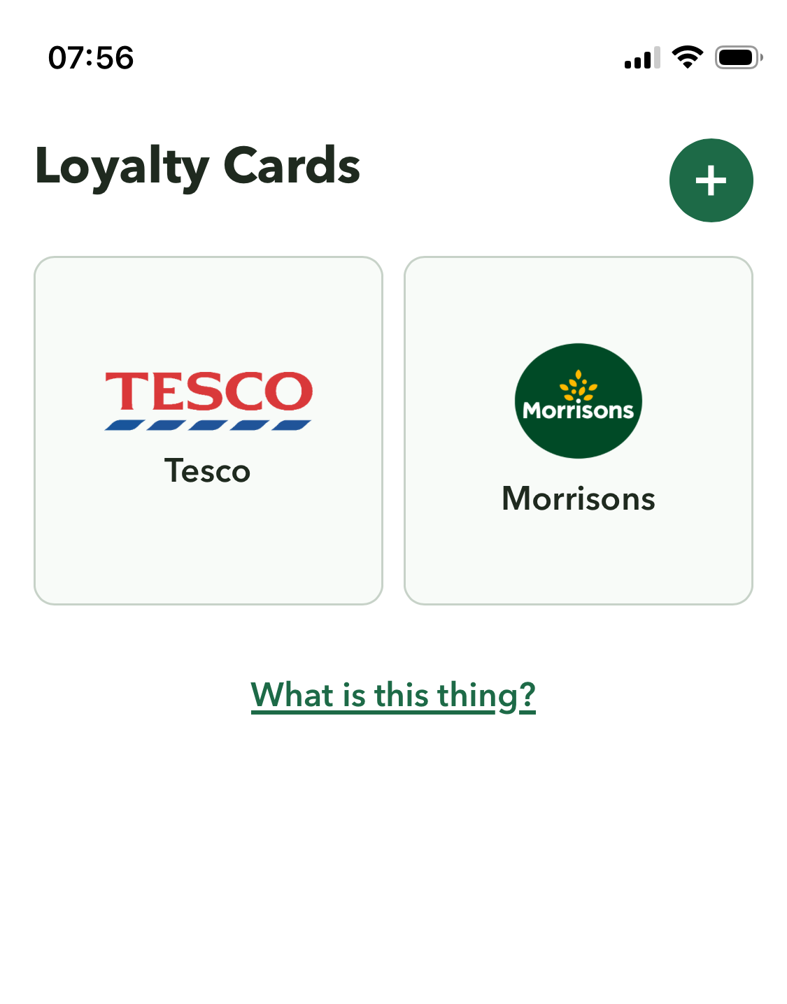 Article image for Supermarket loyalty card app