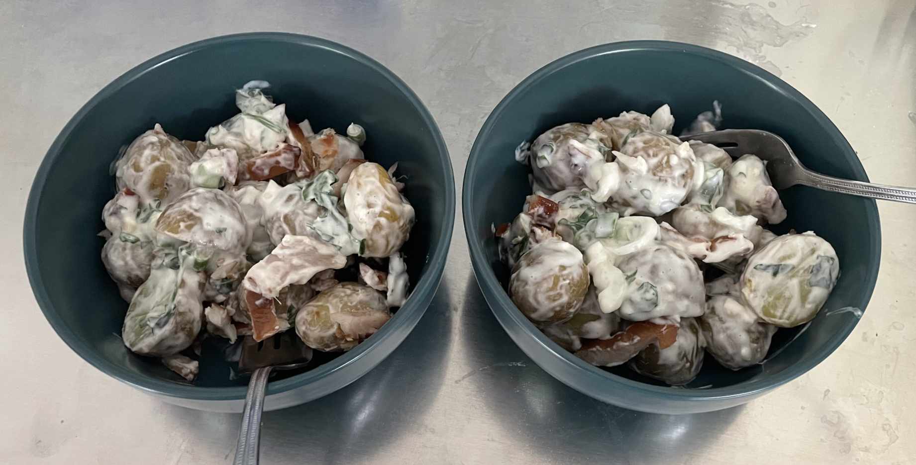 Article image for Smoked trout potato salad recipe